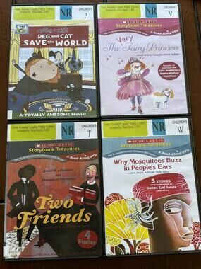 Peg and Cat Save the World DVD Lot Two Friends Very Fairy Princess James Earl
